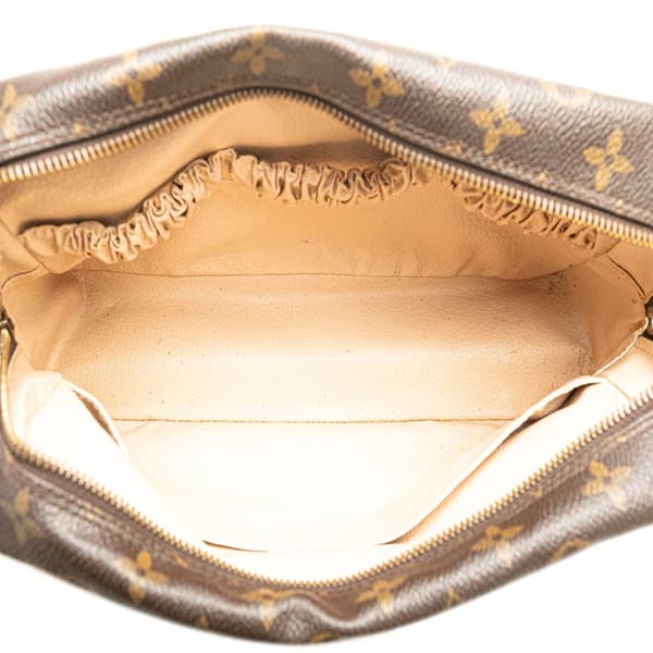 Pre-owned Louis Vuitton Monogram Trousse Toilette 28 Brown