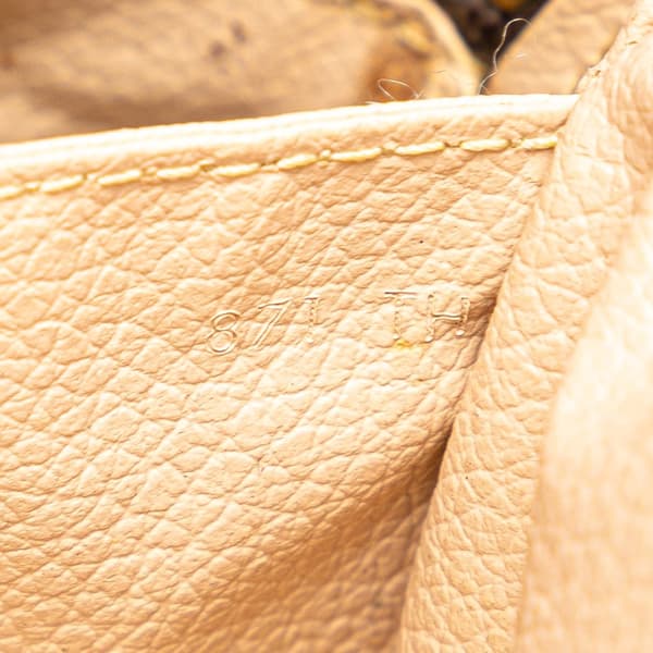Pre-owned Louis Vuitton Monogram Trousse Toilette 28 Brown