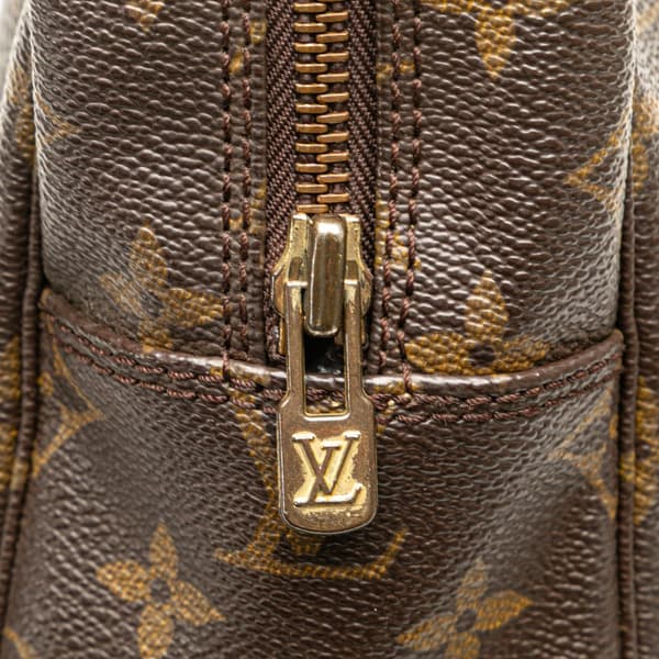 Pre-owned Louis Vuitton Monogram Trousse Toilette 28 Brown