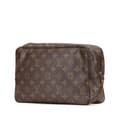 Miniatyrbilde 2 av 10: Pre-owned Louis Vuitton Monogram Trousse Toilette 28 Brown