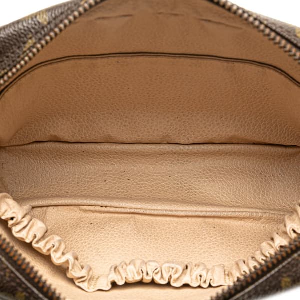 Pre-owned Louis Vuitton Monogram Trousse Toilette 23 Brown