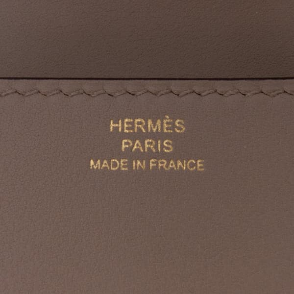 Pre-owned Hermès Swift Medor Clutch 23 Brown