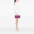 Miniatyrbild 8 av 9: Pre-owned Bottega Veneta Nappa Intrecciato Turn Lock Clutch Purple