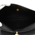 Miniatyrbilde 4 av 10: Pre-owned Dior Leather Envelope Clutch Black
