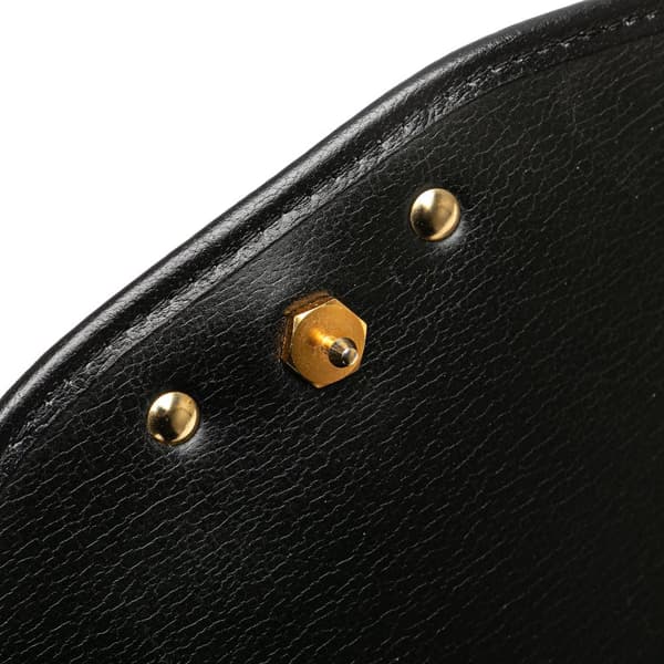 Pre-owned Dior Leather Envelope Clutch Black