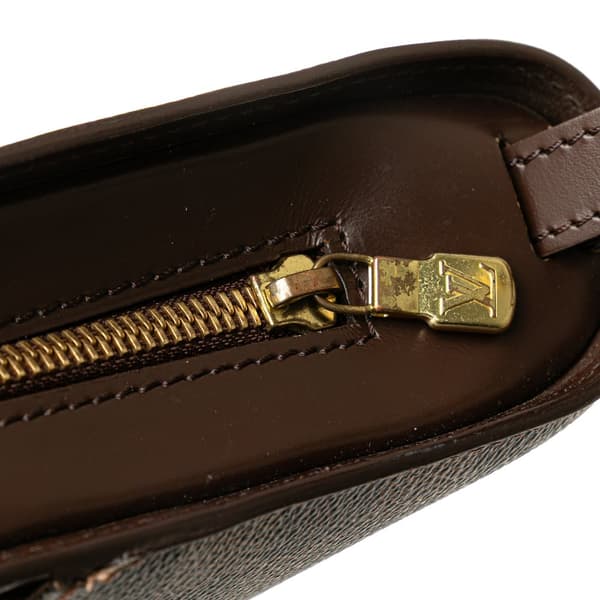 Pre-owned Louis Vuitton Damier Ebene Saint Louis Pochette Brown