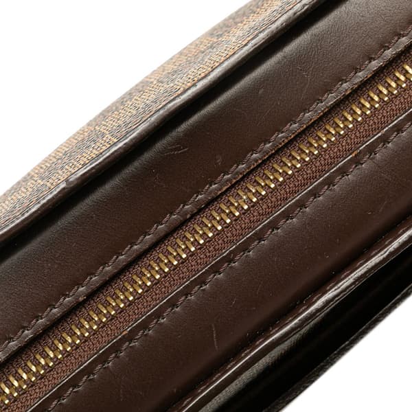 Pre-owned Louis Vuitton Damier Ebene Saint Louis Pochette Brown