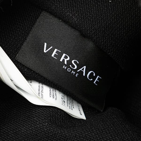Pre-owned Versace Terry Medusa Baroque Print Clutch Red
