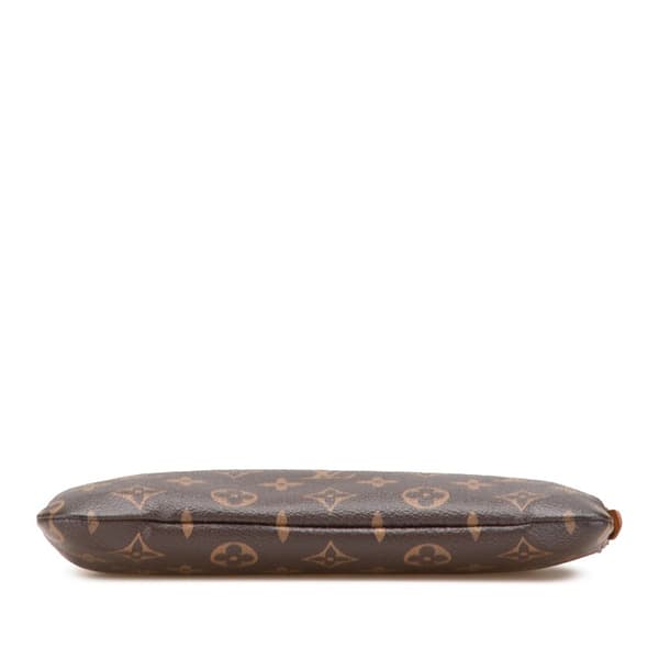 Pre-owned Louis Vuitton Monogram Etui Voyageur PM Brown