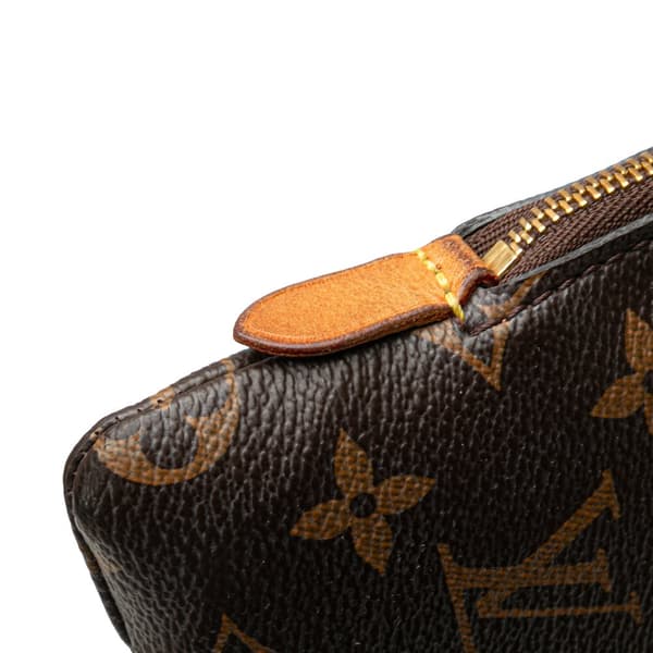 Pre-owned Louis Vuitton Monogram Etui Voyageur PM Brown