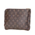 Miniatyrbillede 2 af 10: Pre-owned Louis Vuitton Monogram Etui Voyageur PM Brown