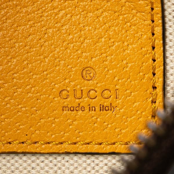 Pre-owned Gucci GG Supreme Neo Vintage Clutch Gray