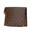 Miniatyrbillede 2 af 10: Pre-owned Louis Vuitton Monogram Toiletry Pouch 26 Brown