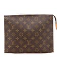 Miniatyrbillede 1 af 10: Pre-owned Louis Vuitton Monogram Toiletry Pouch 26 Brown