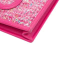 Miniatyrbilde 10 av 10: Pre-owned Chanel Large Tweed PVC Logo Wristlet Pouch Pink