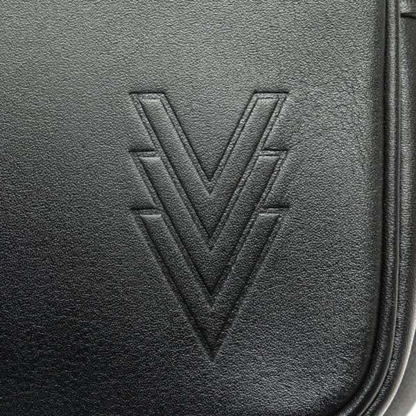 Pre-owned Louis Vuitton Calfskin Eclipse Pochette Volga Black