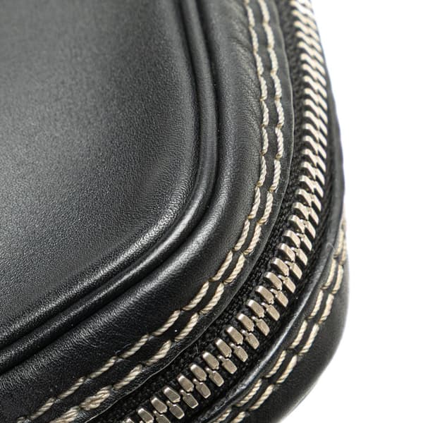 Pre-owned Louis Vuitton Calfskin Eclipse Pochette Volga Black