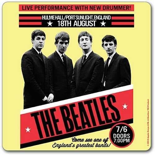 The Beatles Single Cork Coaster: 1962 Port Sunlight