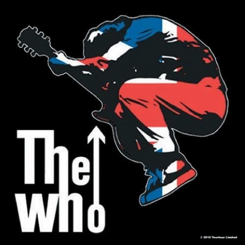 The Who Single Cork Coaster: Townshend Leap