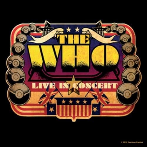 The Who Single Cork Coaster: Live in Concert