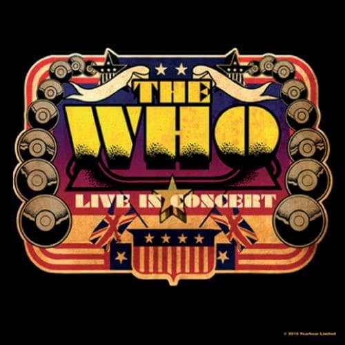 The Who Single Cork Coaster: Live in Concert