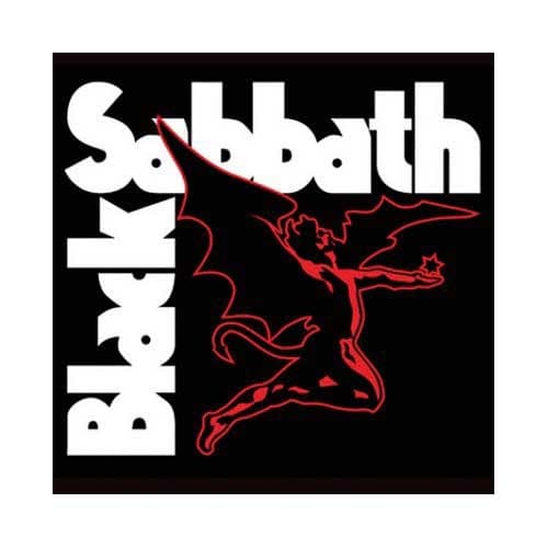 Black Sabbath Single Cork Coaster: Daemon