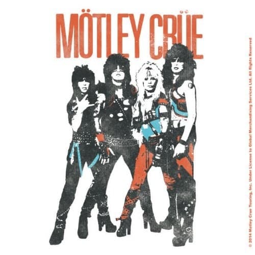 Motley Crue Single Cork Coaster: Vintage World Tour