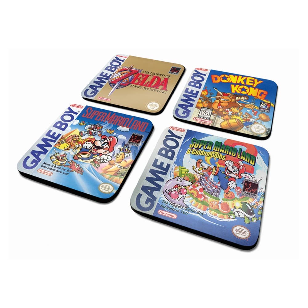 Nintendo Classic Collection Gameboy Coaster Set (4-pack)