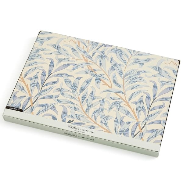 Willow Bough Blå Bordstabletter Stora 4-pack - Morris & Co