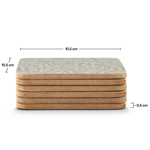 Willow Bough Coasters 6-pack - Morris & Co