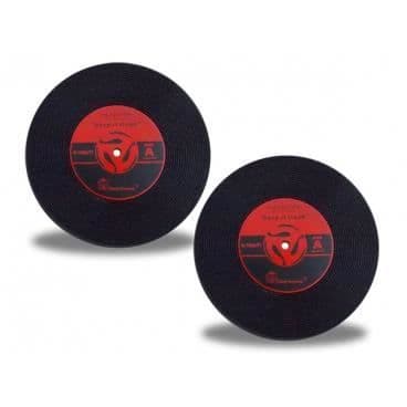 Underlägg - Deco Hem - Vinylskiva - Silikon - 100mm - Paket med 2
