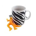 Miniatyrbild 2 av 2: Underlägg - Ovanligt - Krossad man - Silikon - Orange - 115x120x14mm