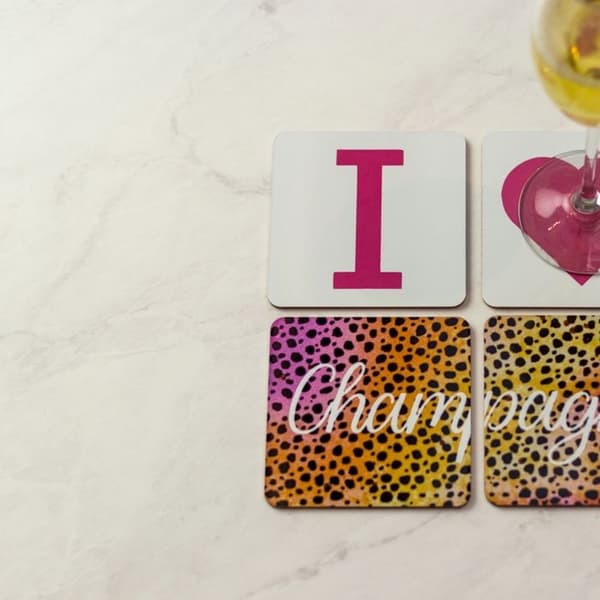 Personliga underlägg - Cricut - 4 st - Infusible Ink - 9,5 x 9,5 cm - Keramik