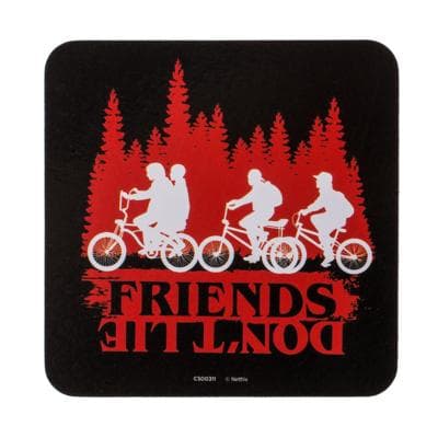 4-Pack Glasunderlägg Stranger Things - Underlägg till glas