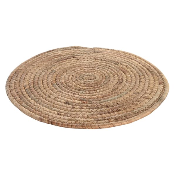 Dækkeserviet DKD Home Decor Natur Havgræs 35 x 35 x 1 cm