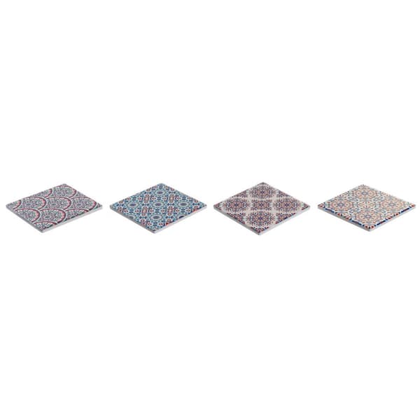 Underlägg DKD Home Decor 10,8 x 10,8 x 0,7 cm