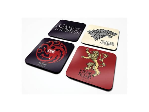 Game of Thrones - 4 glasunderlägg