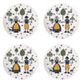 Miniatyrbild 1 av 2: Sverige Glasunderlägg 4-Pack