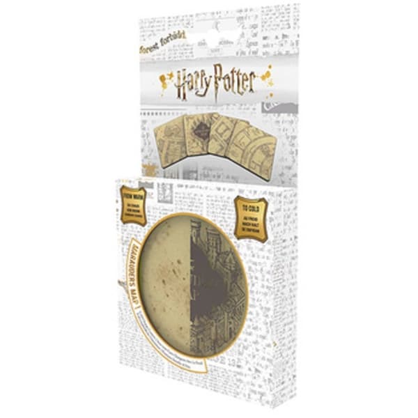 Wow! Trollkarlsvärlden - Harry Potter Förpackning med 4 termiska underlägg Marauders karta