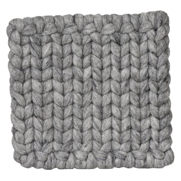 Grytunderlägg Ull Grå 18 cm