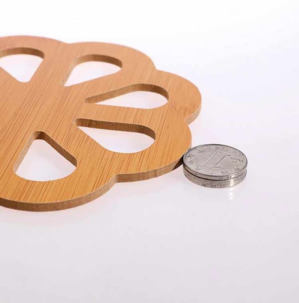 Halkfri Bordsmatta - Trä Underlägg 2-pack