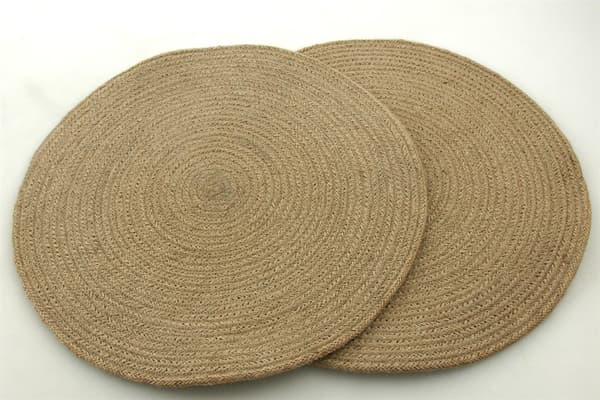 Underlägg Jute 38 cm 4-pack