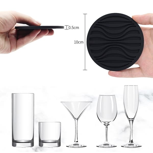 INF 3-delt sæt af nye silikone glasbrikker