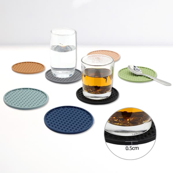 INF Coasters med metallholder, 6 stk