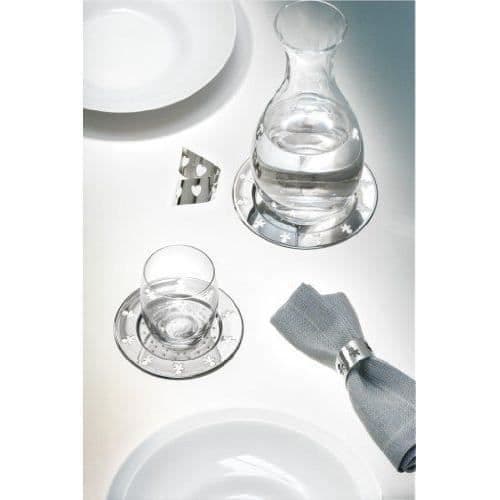 Underlägg - Alessi - AKK80/15 - 18/10 rostfritt stål - Set om 2 - Blank finish