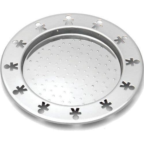 Underlägg - Alessi - AKK80/15 - 18/10 rostfritt stål - Set om 2 - Blank finish