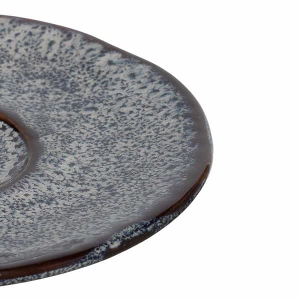 Glasunderlägg - Leonardo hemflaskunderlägg - 018599 - MATERA Set med 4 antracitkeramiska fat 11 cm