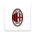 Miniatyrbillede 1 af 2: 2 STK AC Milan Coastere