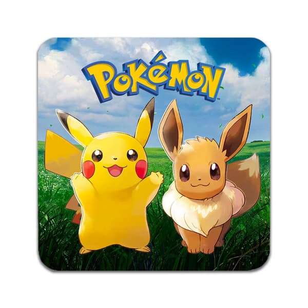 2 ST Pokemon Pikachu & Eevee Coaster