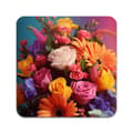 Miniatyrbilde 1 av 3: 2 ST Blomsterbukett Coaster